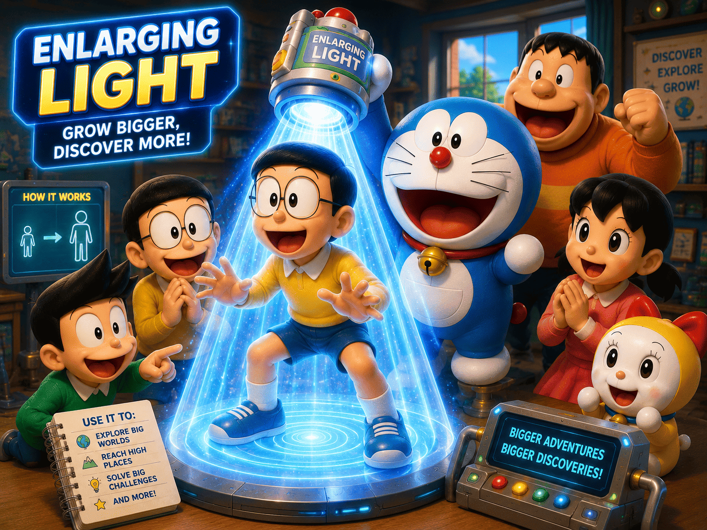 Enlarging Light